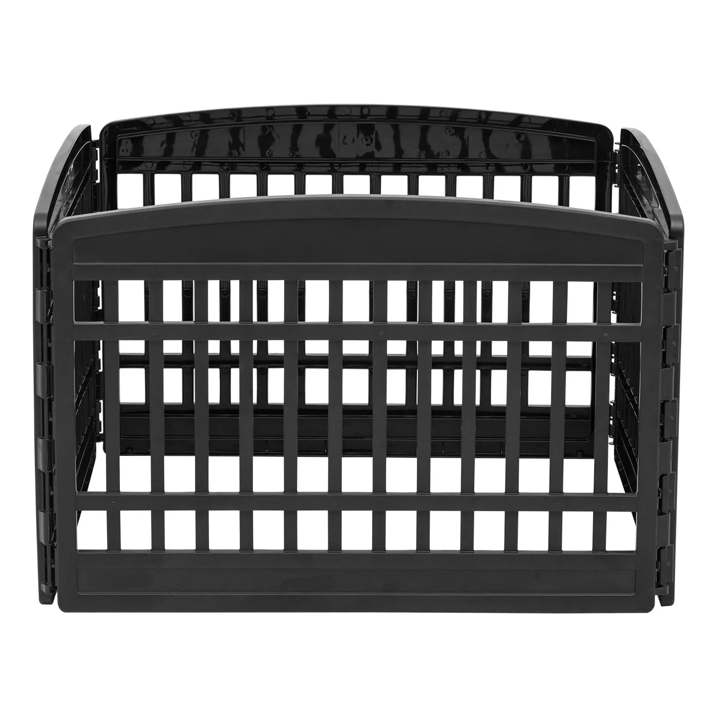 24" Exercise 4-Panel Pet Dog Playpen without door, Black
