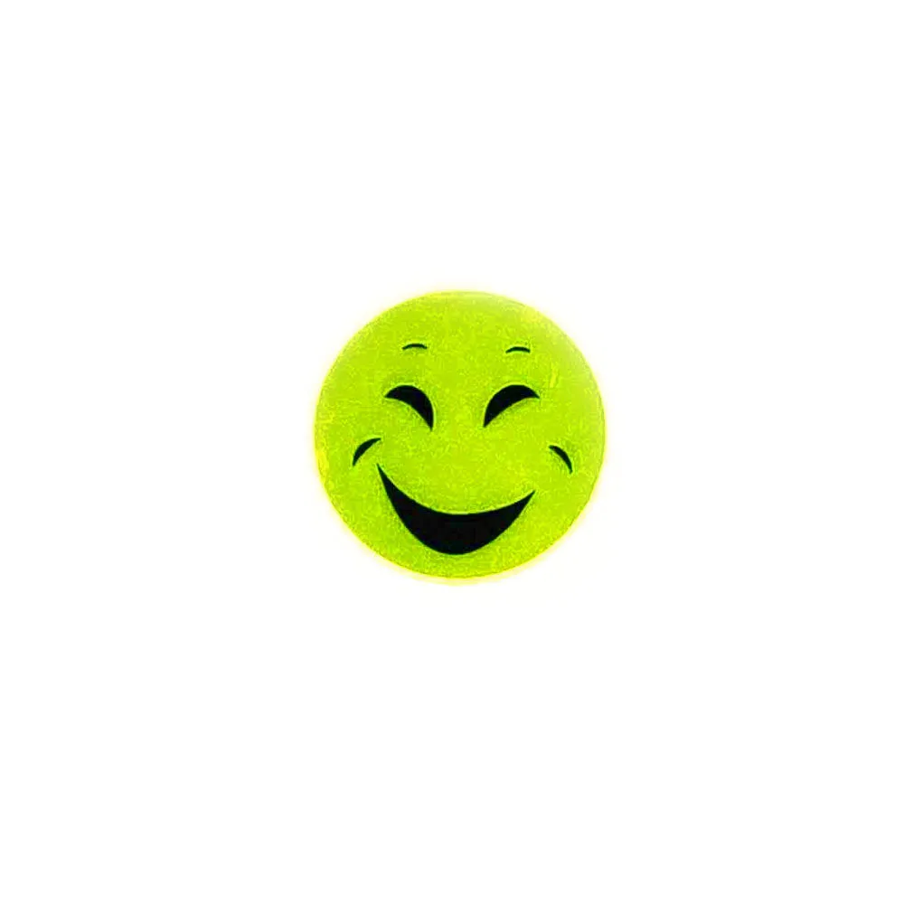 30 PC Neon Reflective Stickers Emoji Decals Night Safety Bag Helmet Car Bicycle