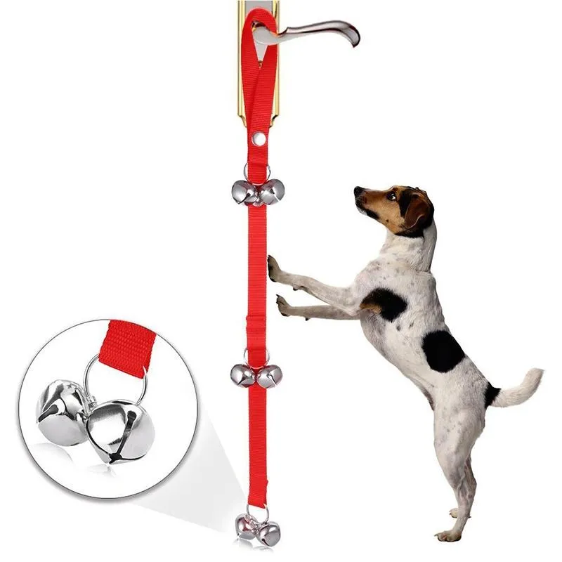 7 Bell Dog Training Bell & Leash Set