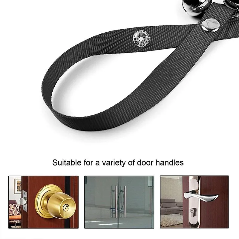 7 Bell Dog Training Bell & Leash Set