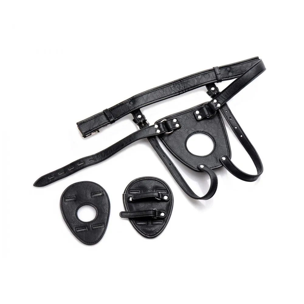Ass Holster Anal Plug Harness (Black)