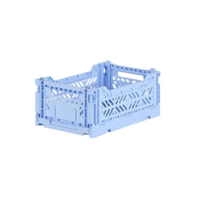 AyKasa Folding Crate - Baby Blue