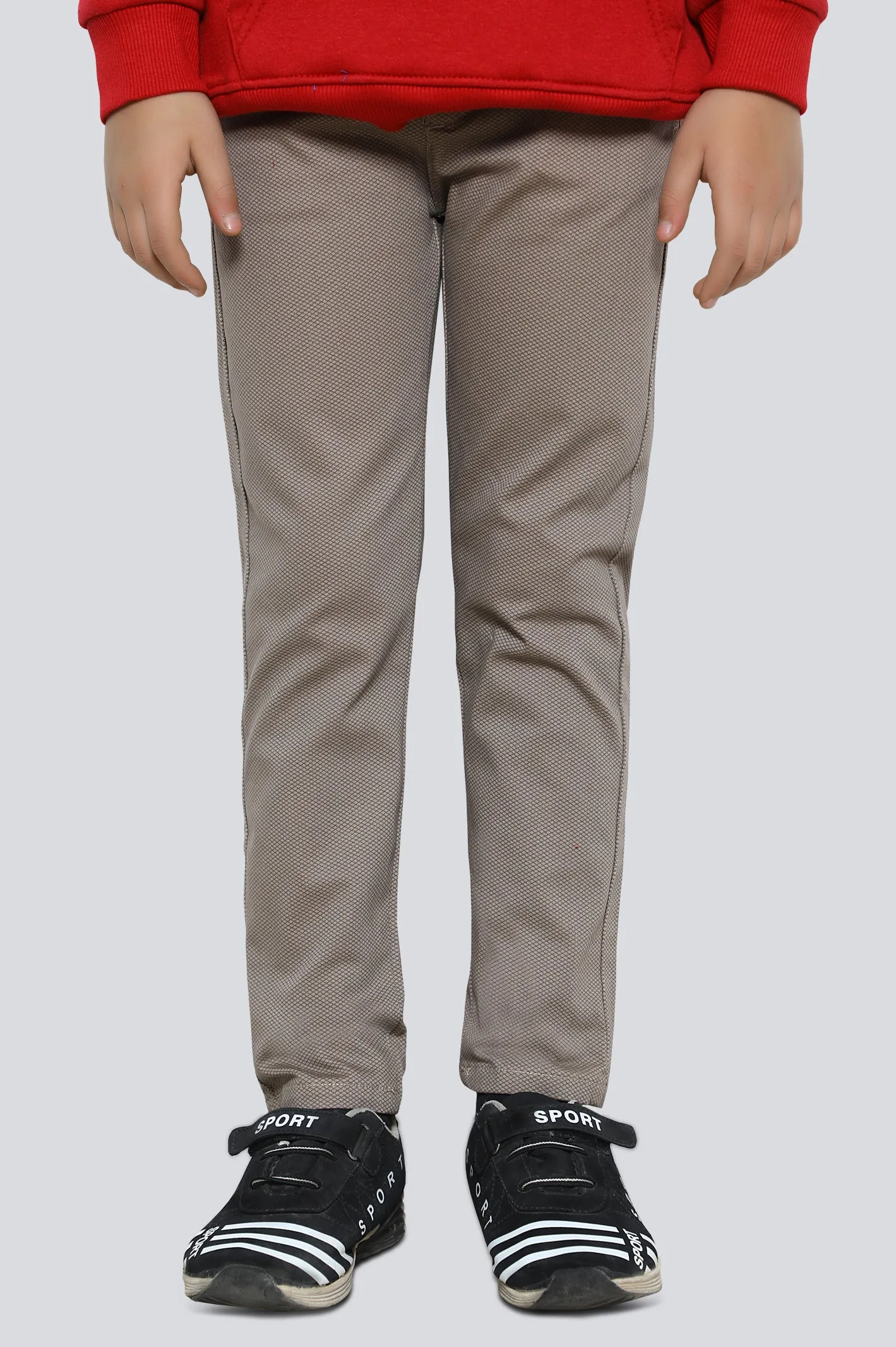 Beige Comfort Fit Chino Trouser