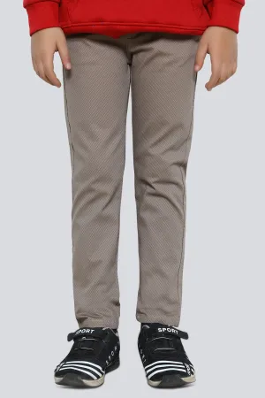 Beige Comfort Fit Chino Trouser