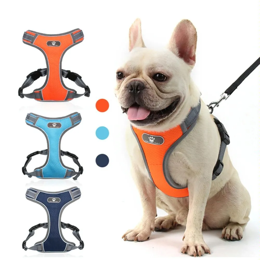Breathable Mesh Dog Chest Straps Small