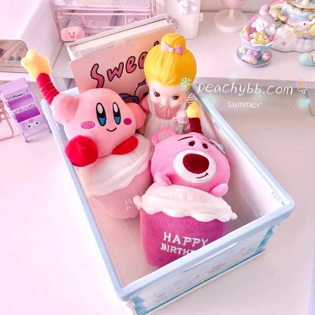 Cinnamoroll Kuromi My Melody Hello Kitty Little Twin Stars Inspired Plastic Foldable Organization Box with Lid Storage Crates