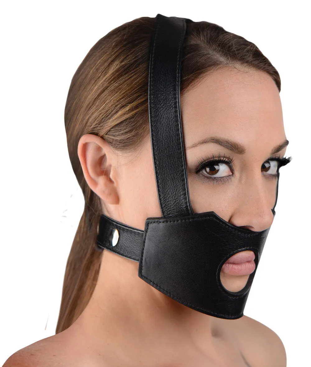 Daring Dildo Face Harness Fun - Adjustable and Snuggly Fit!