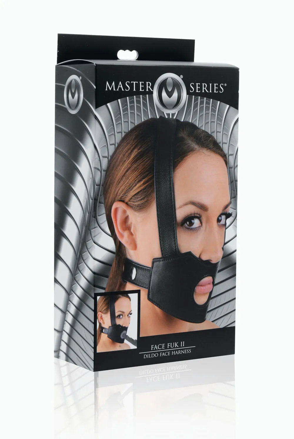 Daring Dildo Face Harness Fun - Adjustable and Snuggly Fit!