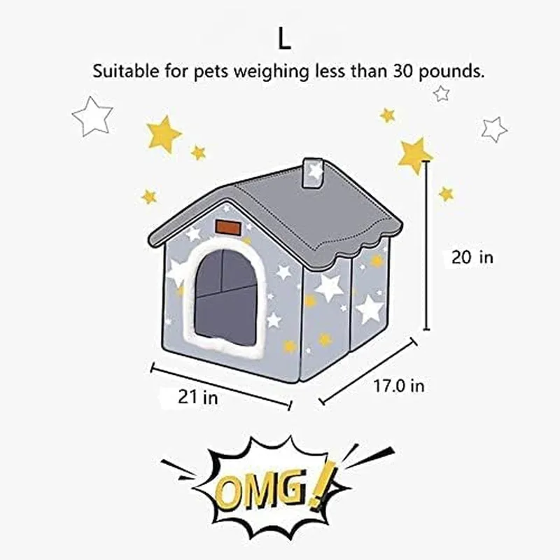 Dog House Indoor Foldable
