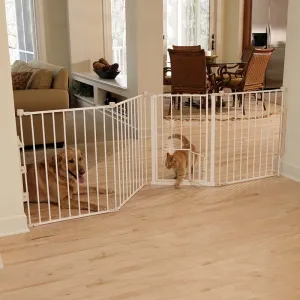Flexi Walk Through Gate with Bonus Mini Pet Door