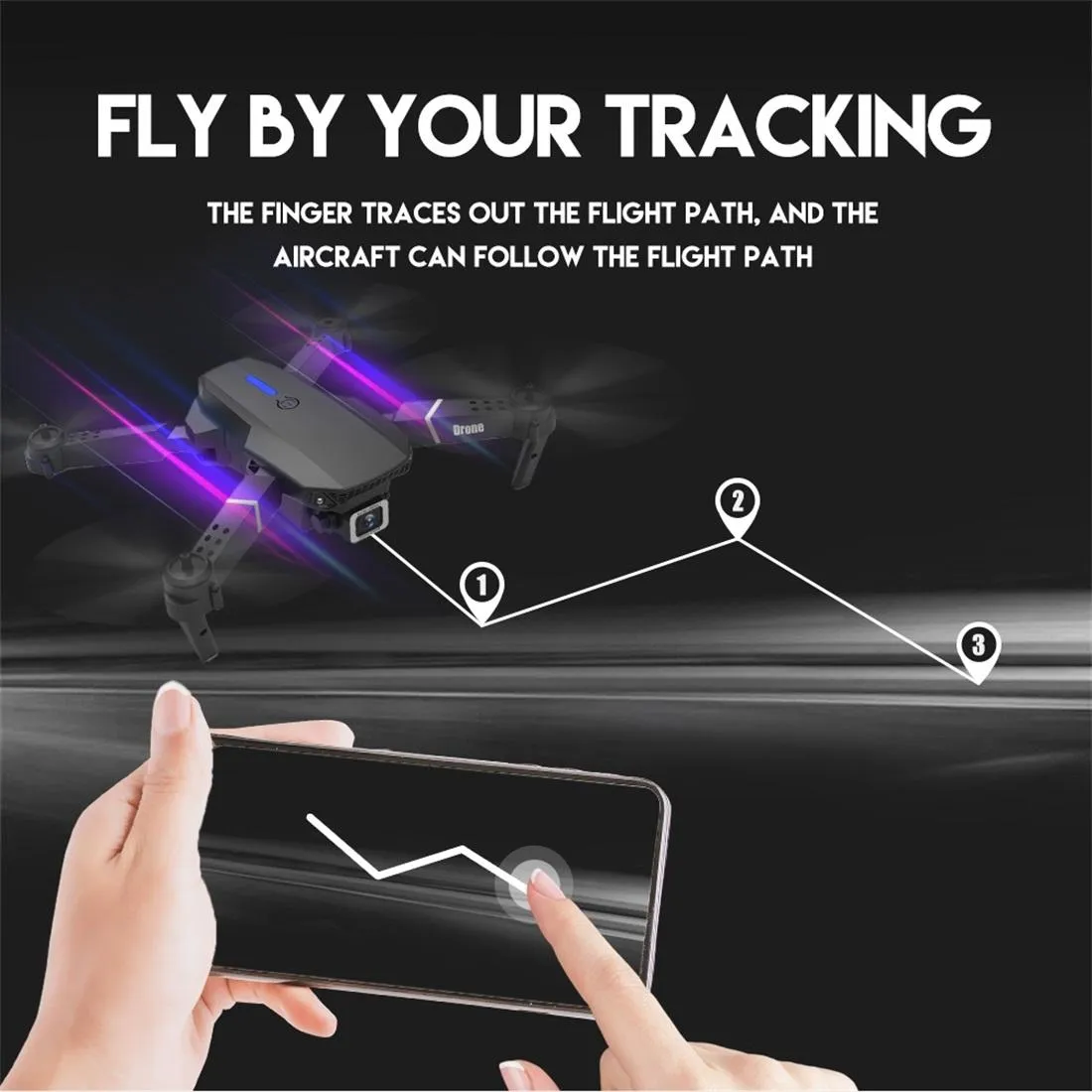 Foldable Mini Rc Quadcopter Drone with Remote Control