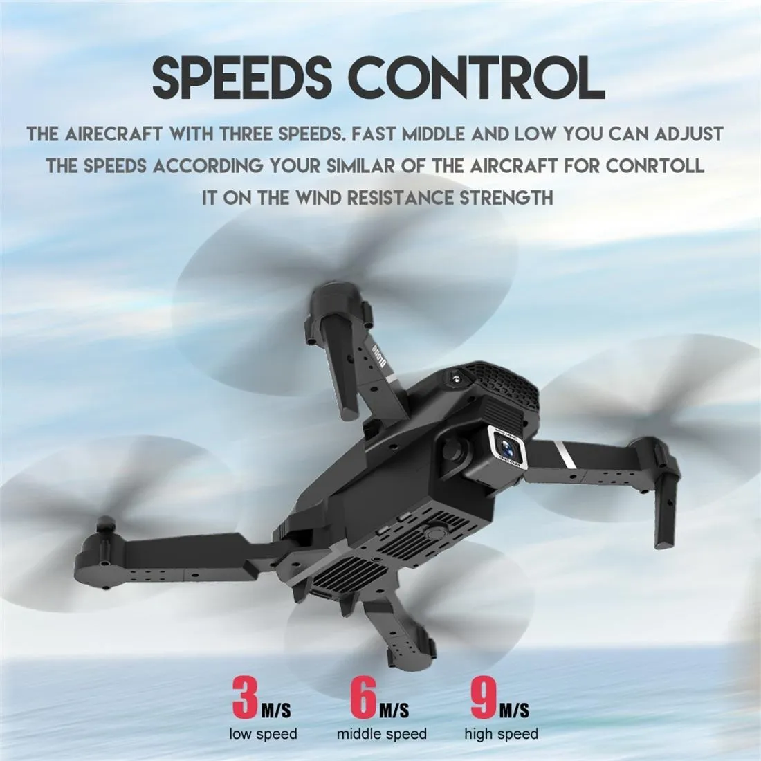Foldable Mini Rc Quadcopter Drone with Remote Control