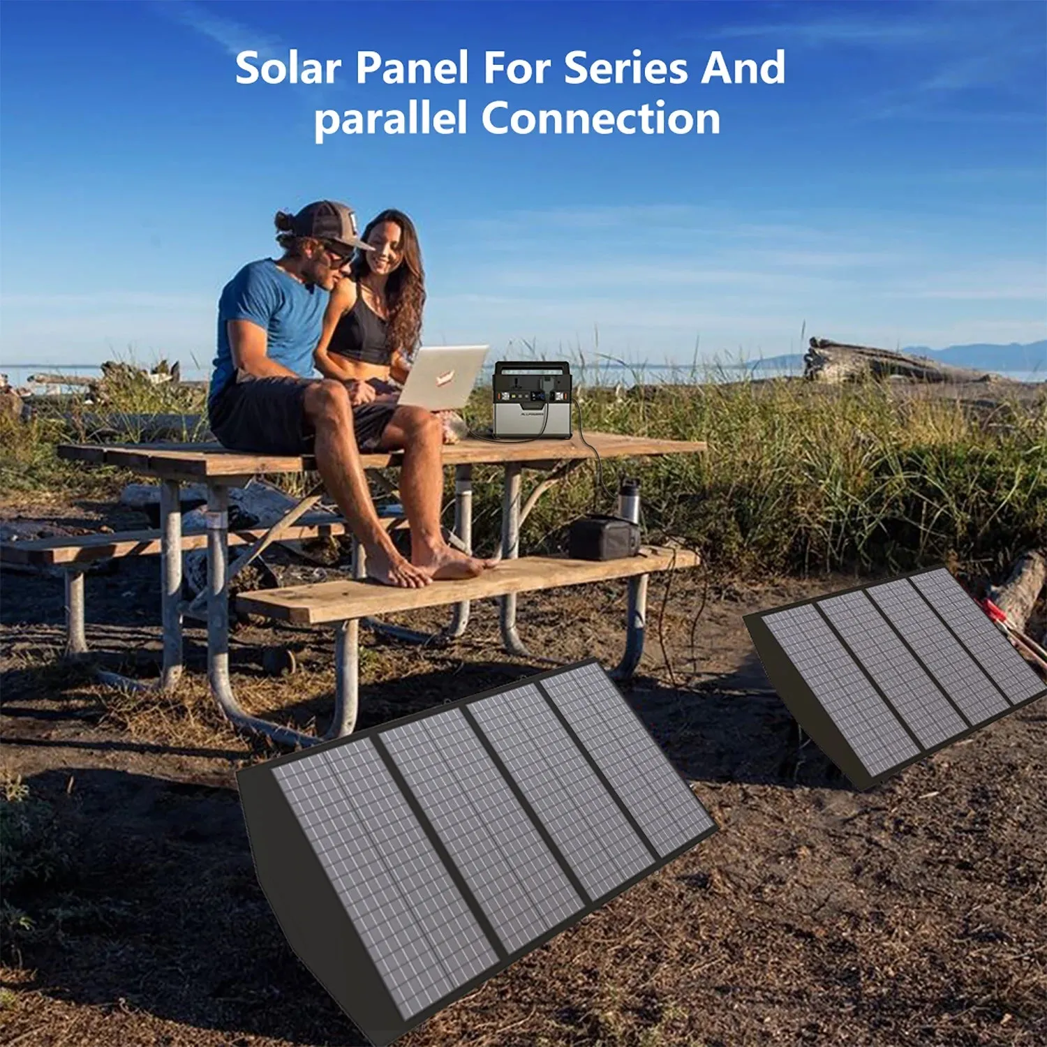 Foldable Solar Panel For Laptops Power Stations 18V 140W Dc Usb Output