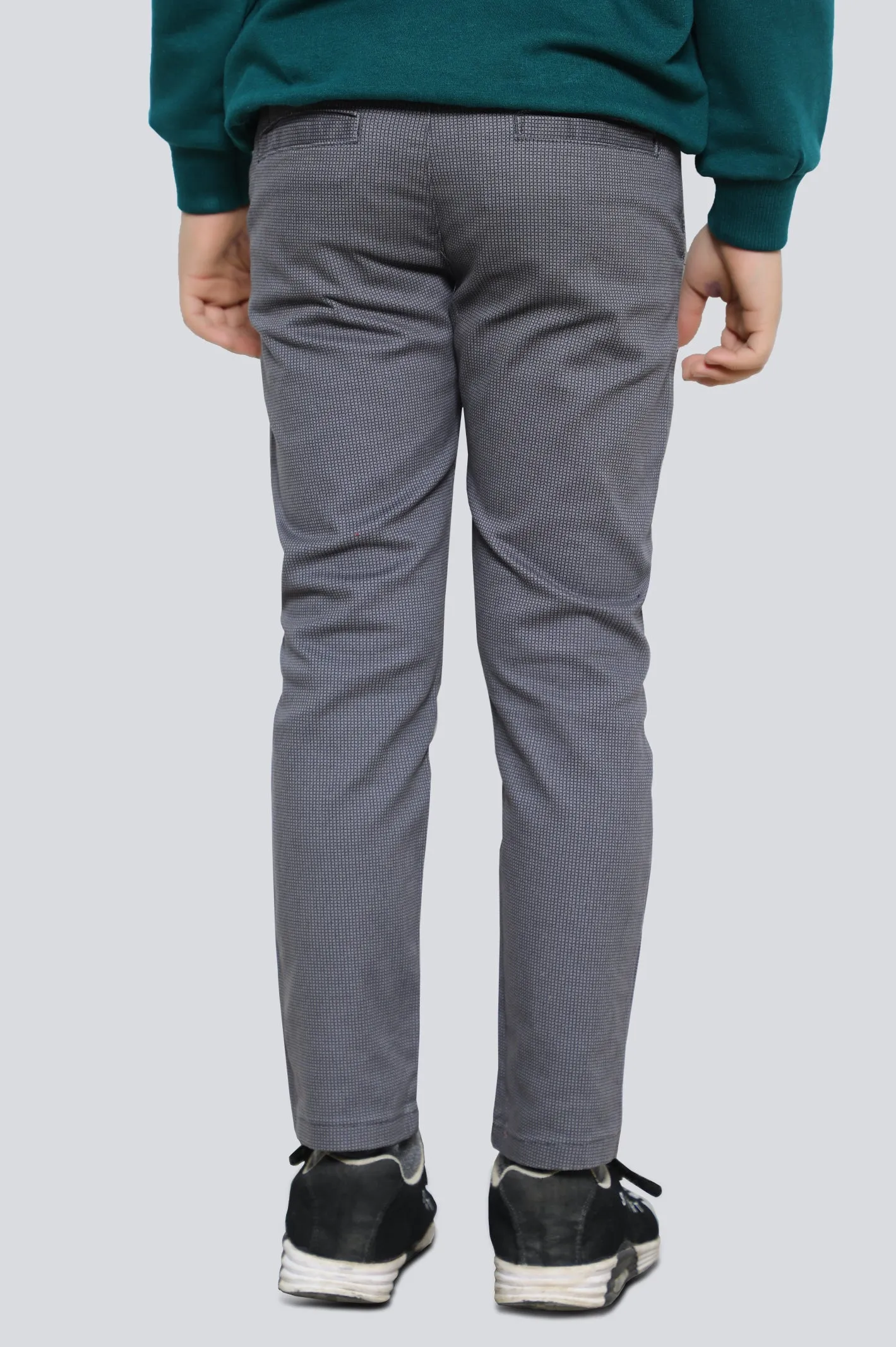 Grey Comfort Fit Chino Trouser