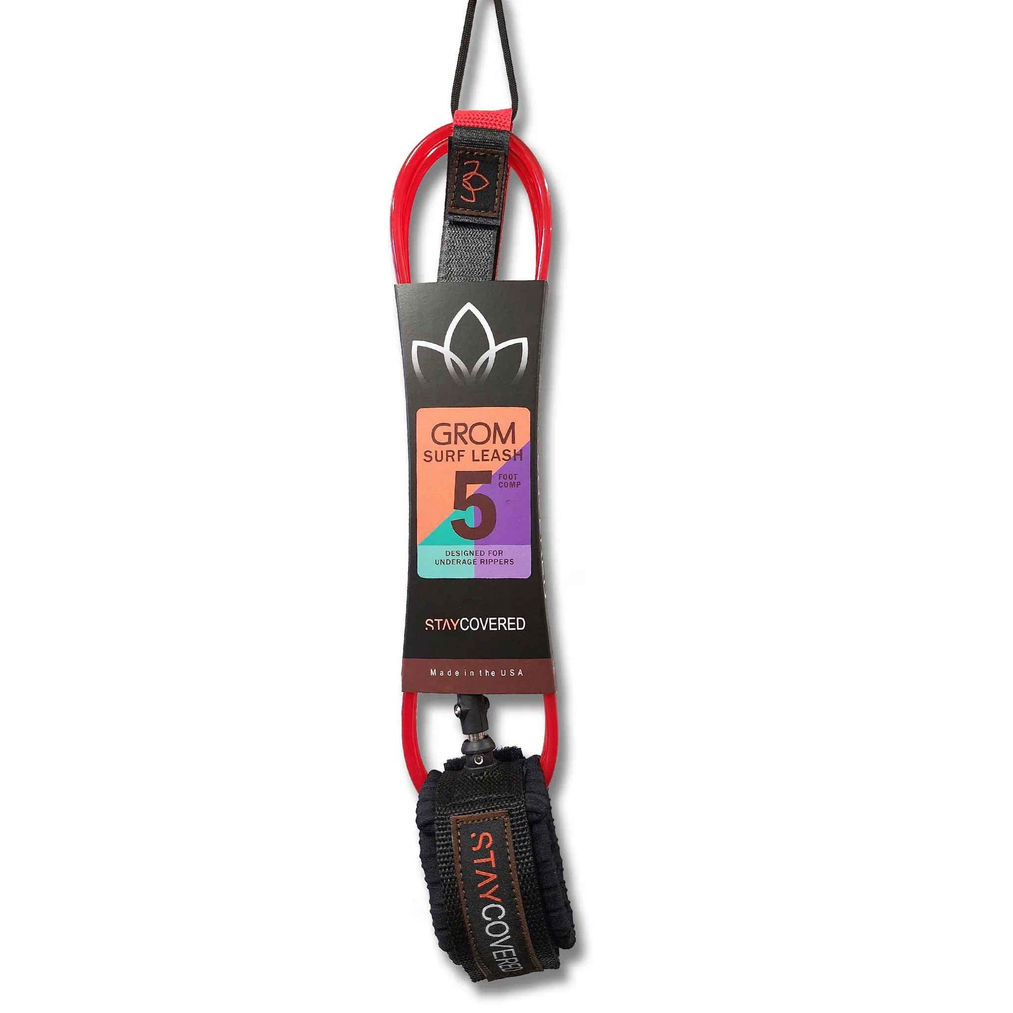 Grom Surf Leash 5ft - 6ft