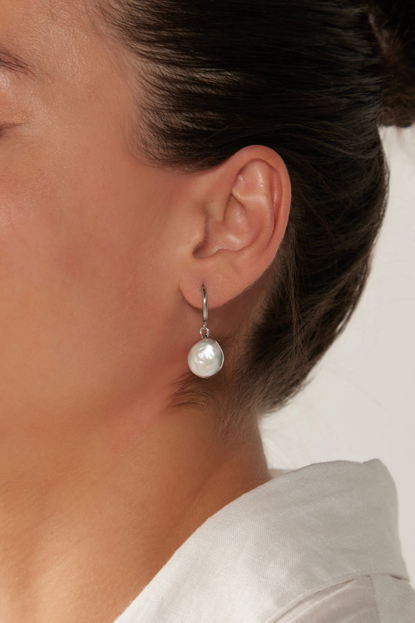 Heritage Earring - Clear Dome