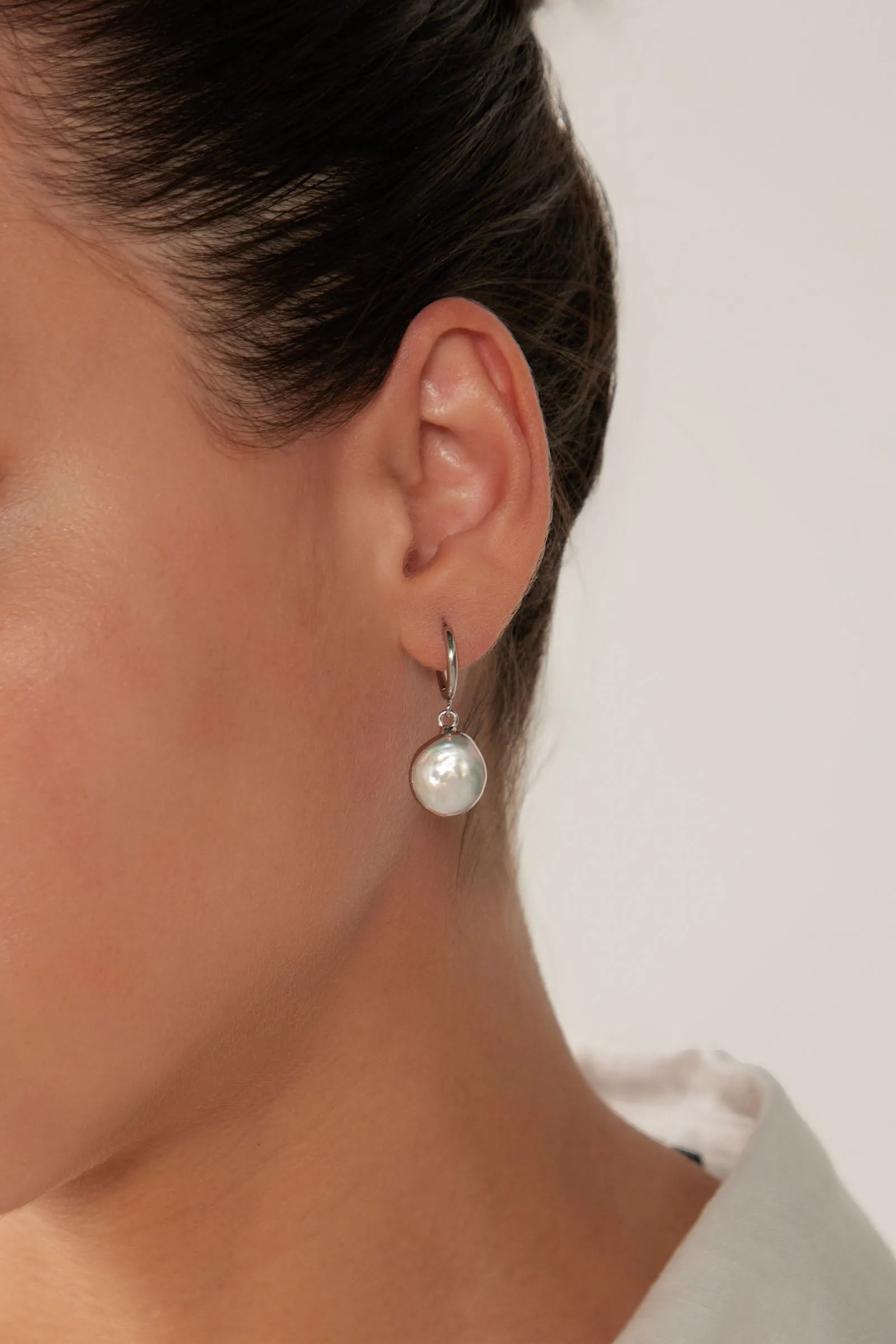 Heritage Earring - Clear Dome