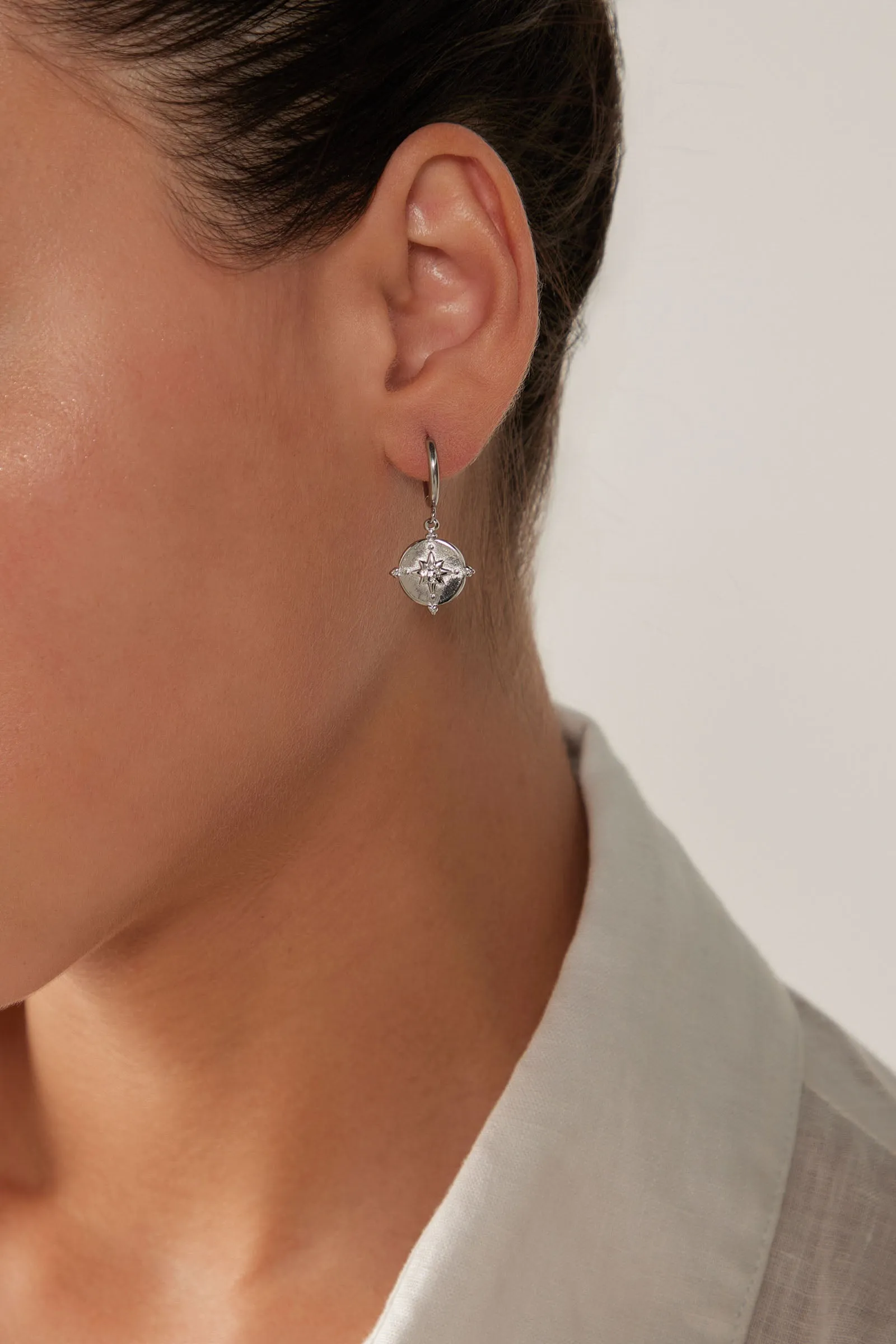 Heritage Earring - Silver Star