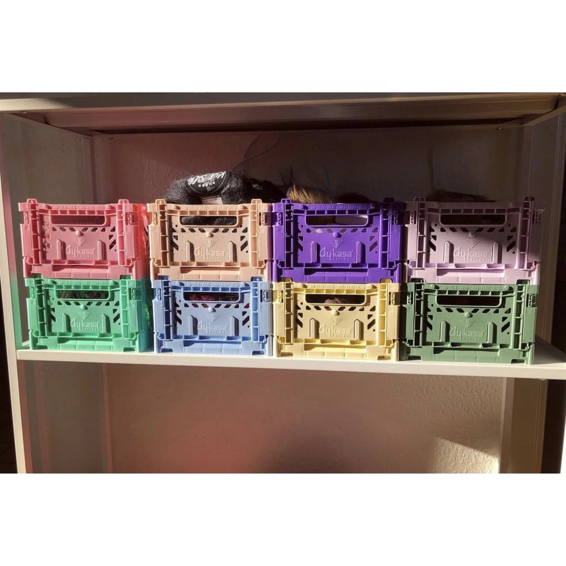 Medium Folding Crate- Cherry Blossom
