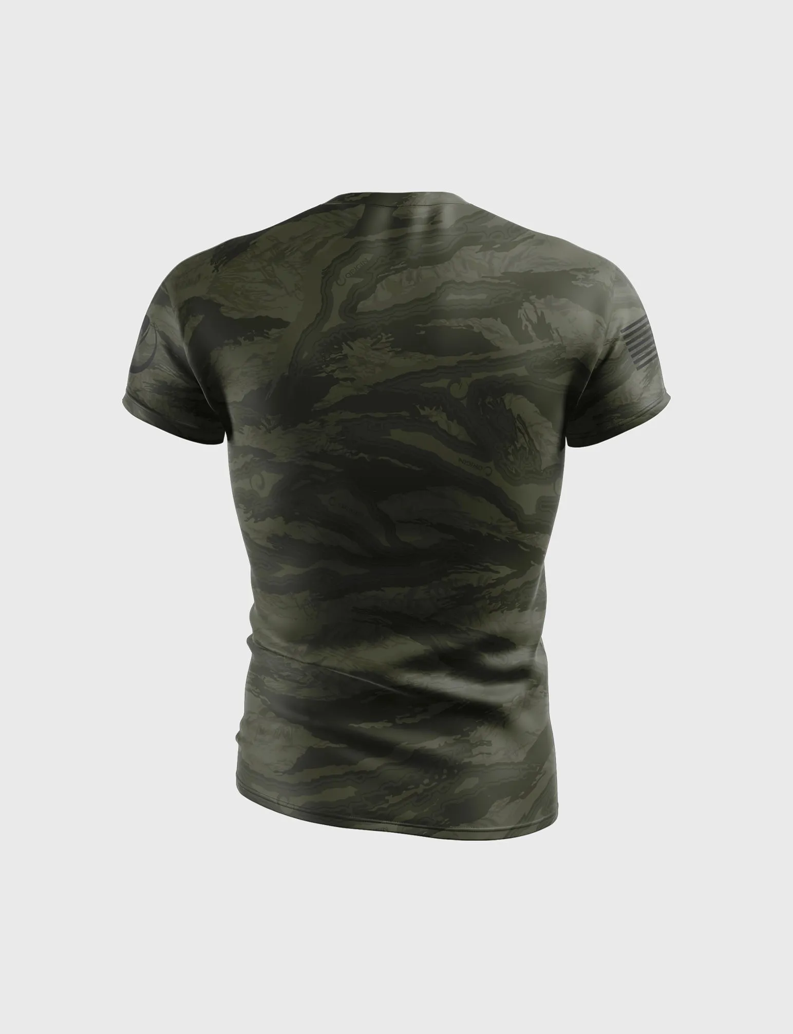ORIGIN RAPTOR CAMO PATRIOT SS COMFORT FIT RASHGUARD