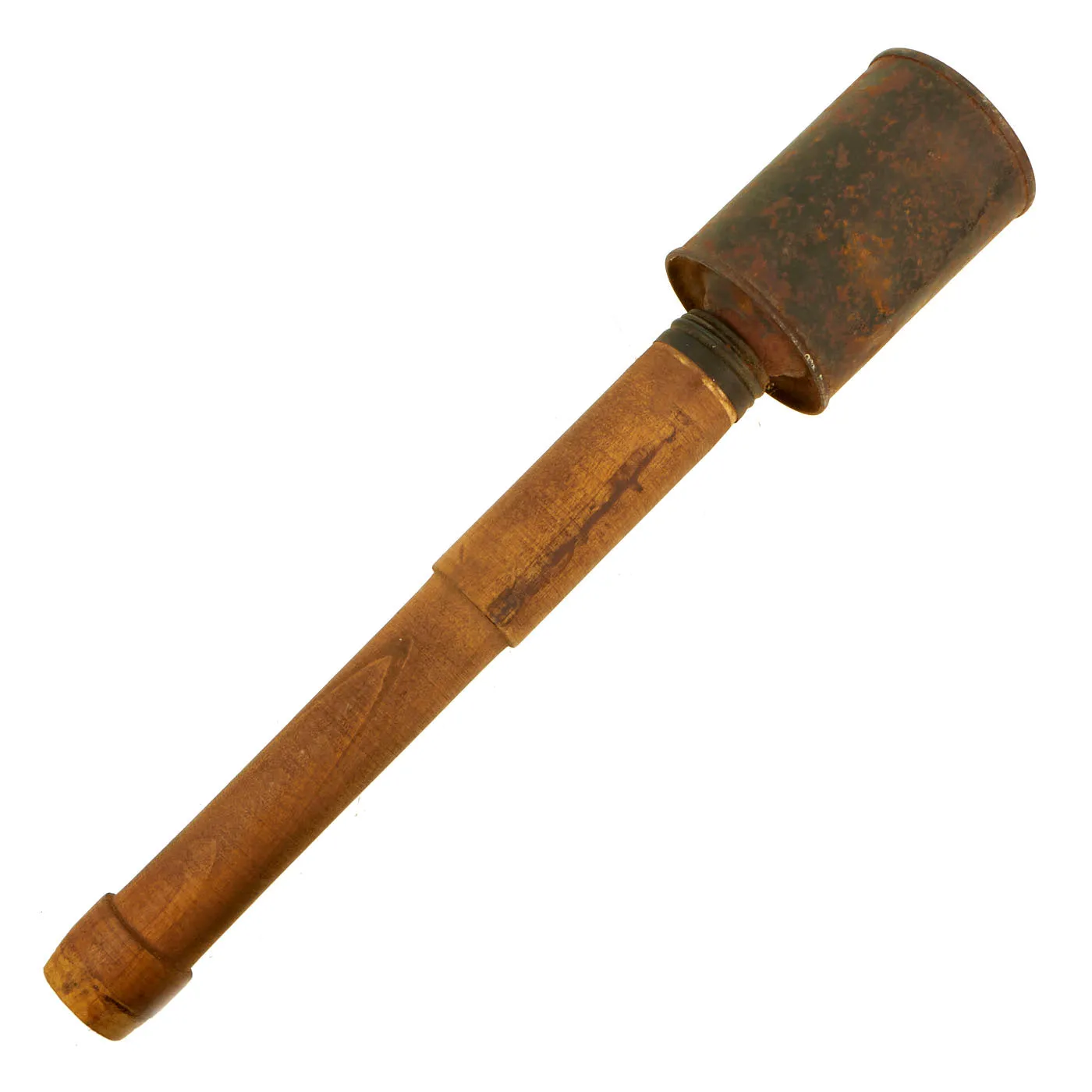 Original German Pre-WWII Weimar Republic M24 Stielhandgranate Training Stick Grenade Lot - 2 Items