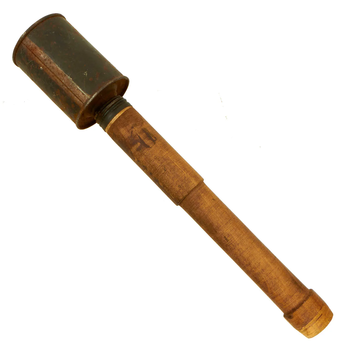 Original German Pre-WWII Weimar Republic M24 Stielhandgranate Training Stick Grenade Lot - 2 Items