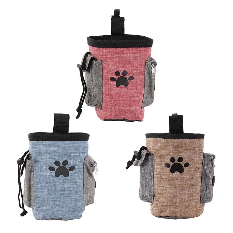 Portable Dog Training -Treat Bag Puppy- Snack Reward Waist Bag
