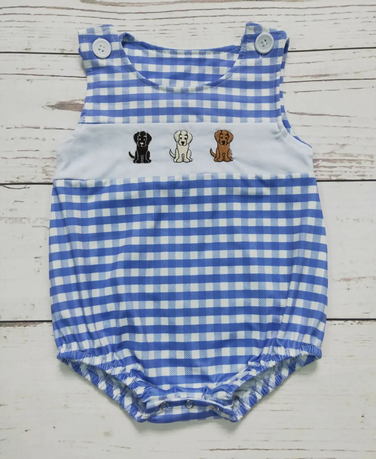 Puppy Dog Applique Romper